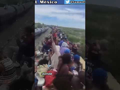 Migrantes En México: ¡NADIE PUEDE DETENERLOS! MIGRANTES varados LOGRAN subirse al tren en Zacatecas
