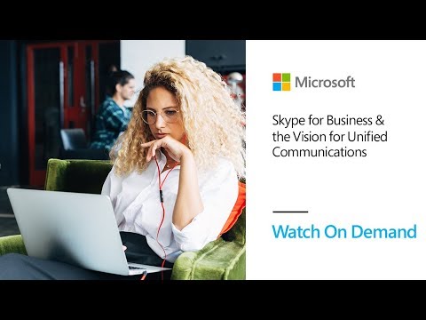 Teams On Air: Ep 52 Skype for Business & the vision for unified
communications