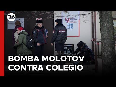 RUSIA | Arrojan bomba molotov contra un colegio electoral