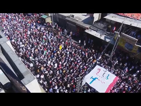 Rallies in Jordan in support of Palestinians in besieged Gaza amid war