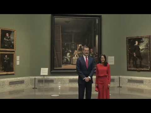 Llegada de Sus Majestades los Reyes al Museo del Prado