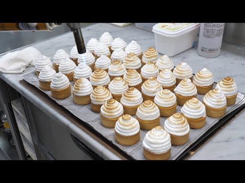 密着24時!ケーキ屋さんの真夏のフルーツタルトの作り方 全部手作りするジャム、タルト、アパレイユ、イタリアンメレンゲの仕事風景