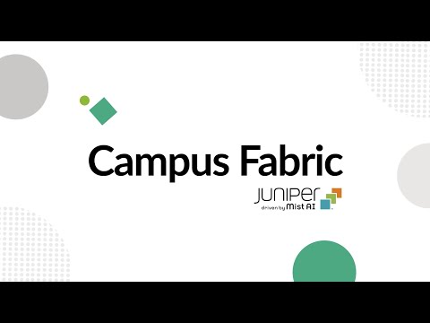 Introducing Juniper Mist Campus Fabric Workflow