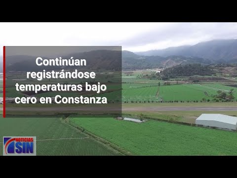 Continúan registrándose temperaturas bajo cero en Constanza