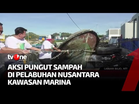 Ratusan Masyarakat Lakukan Aksi Pungut Sampah Di Pinggir Laut TvOne