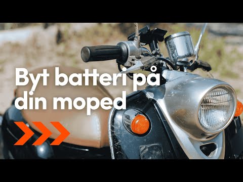 Så Byter du Enkelt Batteri på Din Moped