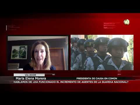 María Elena Morera habla sobre el quinto informe del observatorio de la Guardia Nacional