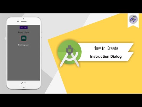 How to Create Instruction Dialog in Android Studio | InstructionDialog | Android Coding