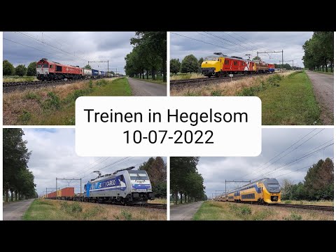 Treinen in Hegelsom 10-07-2022