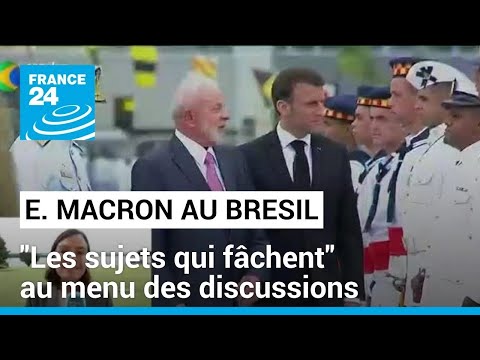 Visite d'Emmanuel Macron au Brésil : Les sujets qui fâchent au menu des discussions