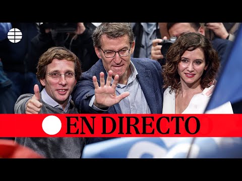 DIRECTO  | Cierre de Campaña del PP en Madrid. Intervienen: Feijóo, Ayuso y Almeida