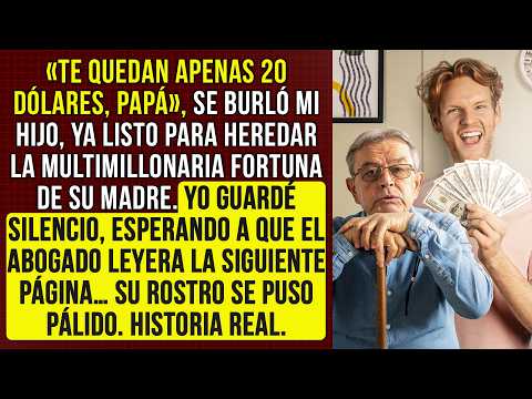 Mi hijo se burlaba: del testamento no me tocaría nada. Tras oír al abogado, palideció.