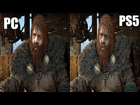 God of War Ragnarok PC vs PS5 Comparison (4K 60FPS)