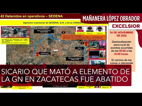 Sicario que mató a coordinador de la GN en Zacatecas fue abatido