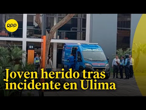 Joven herido tras incidente en Universidad de Lima