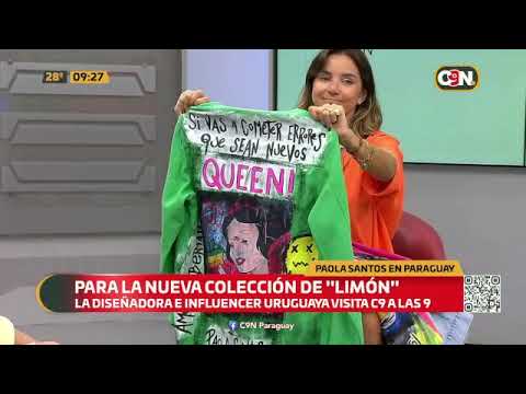 Paola Santos en Paraguay para la Nueva Colección de ''Limón''