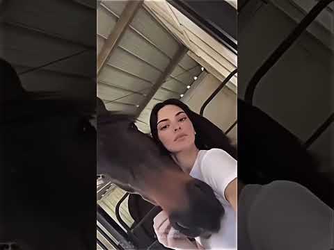 Horse Lover Kendall Jenner: Grace Beyond the Runway #trending #gigihadid #kardashian #shorts #model