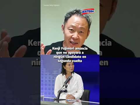 🔴🔵 Kenji Fujimori reveló, a través de un video en redes sociales, que no apoyará a ningún candidato
