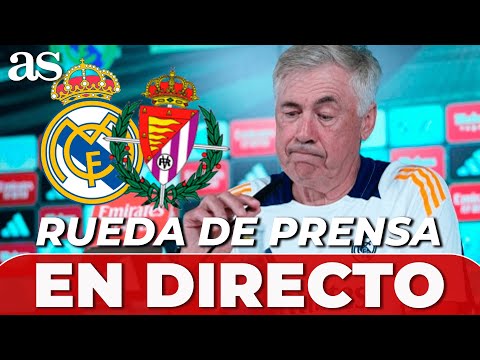 ANCELOTTI, EN DIRECTO | RUEDA DE PRENSA previa REAL MADRID vs. VALLADOLID