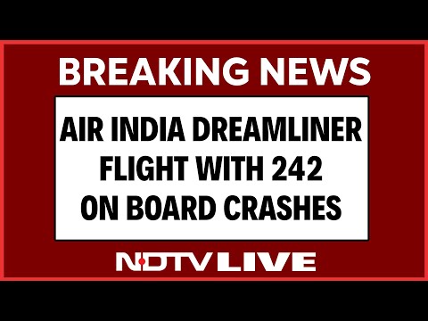 Ahmedabad Plane Crash | Air India Dreamliner Flight With 242 On Board Crashes In Ahmedabad