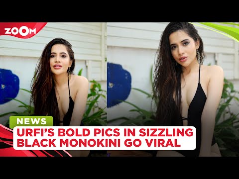 Urfi Javed gets LOVE for her latest BOLD photoshoot in a sizzling black monokini