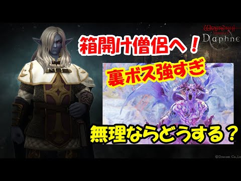 【WIZダフネ】アルボリスの新転職先に僧侶！MAXLV20約束の剣でも無理！「離別の洞窟」裏ボスグレートデーモンクリアできない場合！【Wizardry Variants Daphne】#ウィズダフネ