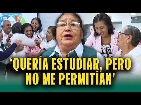 'Sueños que no envejecen': Adultos mayores estudian tras varios años de desafíos y vivencias