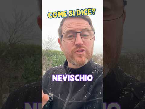 ☃️🇬🇧Come si dice NEVISCHIO ed altre parole invernali?🇬🇧❄️#shorts thumbnail