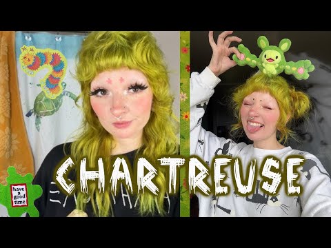 Dying My Hair Chartreuse Green ♡