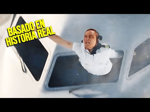 🔰 AVION VUELA SIN VENTANAS DURANTE 10 HORAS, EXPULSANDO AL PILOTO | Resumen de películas