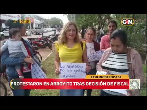 Protestaron en Arroyito tras decisión del fiscal