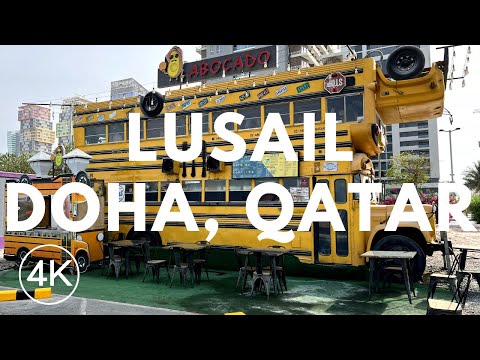 Lusail | Driving in Qatar | GCC | Lusail Food Arena | Lusail Marina Corniche | Katara Twin Tower