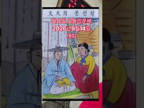 개띠 <strong>오늘의운세</strong> 2026년9월14일 운세 #<strong>오늘의운세</strong> #운세