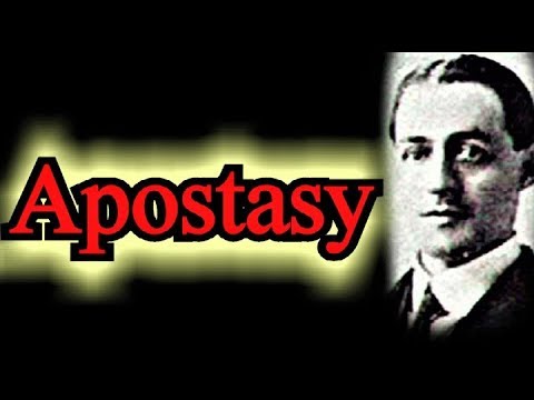 On The Nature of Apostasy - A. W. Pink