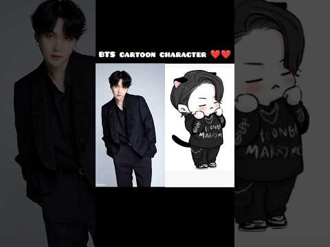 BTS cartoon character ll Trend song ll jin, jhope, jimin, Jungkook #trending #youtubeshorts #bts