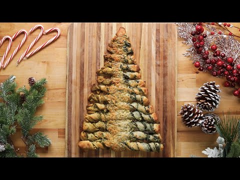Christmas Tree Pull-Apart Bread Recipe ? Tasty
