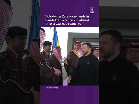Zelenskyy arrives in Saudi Arabia
