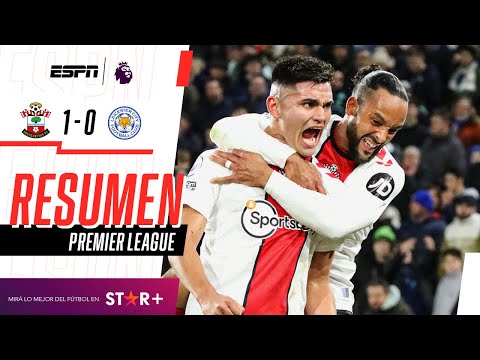 ¡GOLAZO DE CHARLY ALCARAZ Y TRIUNFAZO DEL SOTON! | Southampton 1-0 Leicester | RESUMEN