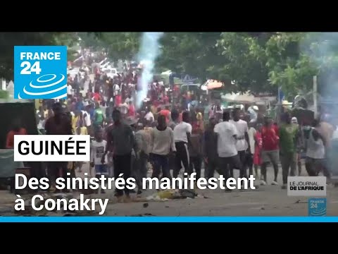 Guinée : des sinistrés manifestent à Conakry, cinq mois après l'explosion du dépôt de carburant