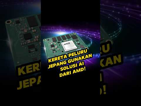 Kereta peluru jepang gunakan solusi AI Dari AMD