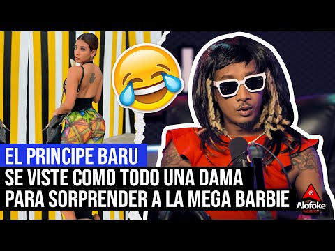 EL PRINCIPE BARU SE VISTE COMO TODO UNA DAMA PARA SORPRENDER A LA MEGA BARBIE (ENTREVISTA HISTORICA)