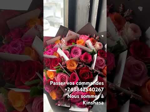 Bouquet des roses naturelles +243842540267 nous sommes à Kinshasa contacter pour la livraison.