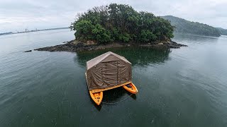 Thumbnail for the video "Spend 18 hours in a mobile lodge on the sea. Fishing, camping, and adventure." from NORA JP FISHING