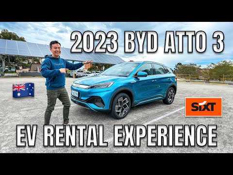2023 BYD Atto 3 EV car rental by Sixt Rent A Car  per day Australia