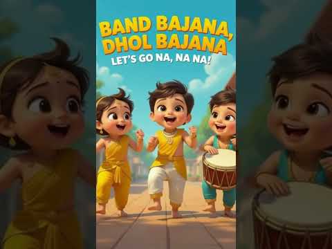Band Bajana Dhol Bajana | Let’s Go Na Na! | Fun Kids Dance Song | Gogo Melo Music for Children