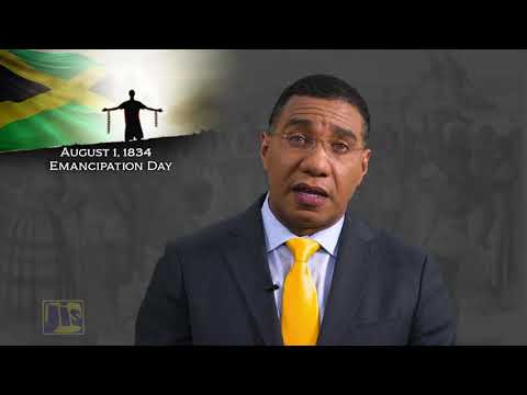 Emancipation Day Message The Most Hon. Andrew Holness Prime Minister