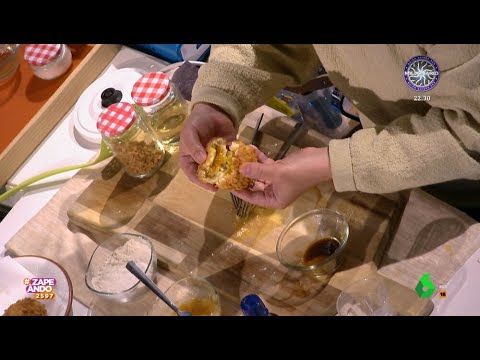 Korokke con yema curada y cebolla 'crunchy': la receta de Gipsy Chef - Zapeando