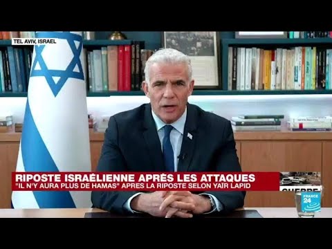 Il n'y aura plus de Hamas après la riposte, dit Yaïr Lapid au micro de France 24 • FRANCE 24