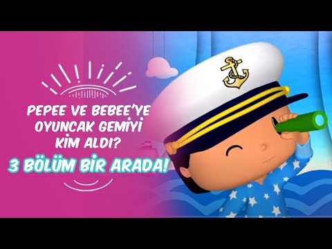 Pepee ve Bebee'ye Oyuncak Gemiyi Kim Aldı? ⛴ Leliko ve Pisi İle 3 Bölüm Bir Arada | Düşyeri