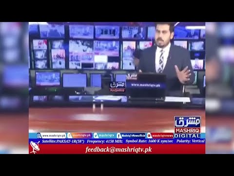 Terremoto sorprende en vivo a periodista pakistaní